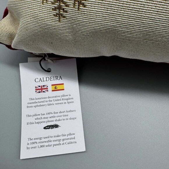 Caldeira Christmas Santa Hat Cat Wreath Snowflake Decorative Pillow Tapestry 19" - Picture 8 of 9